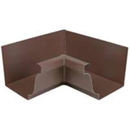 Swivel 2520119 Aluminum Inside Gutter Mitre - 5 In. Brown SW26844